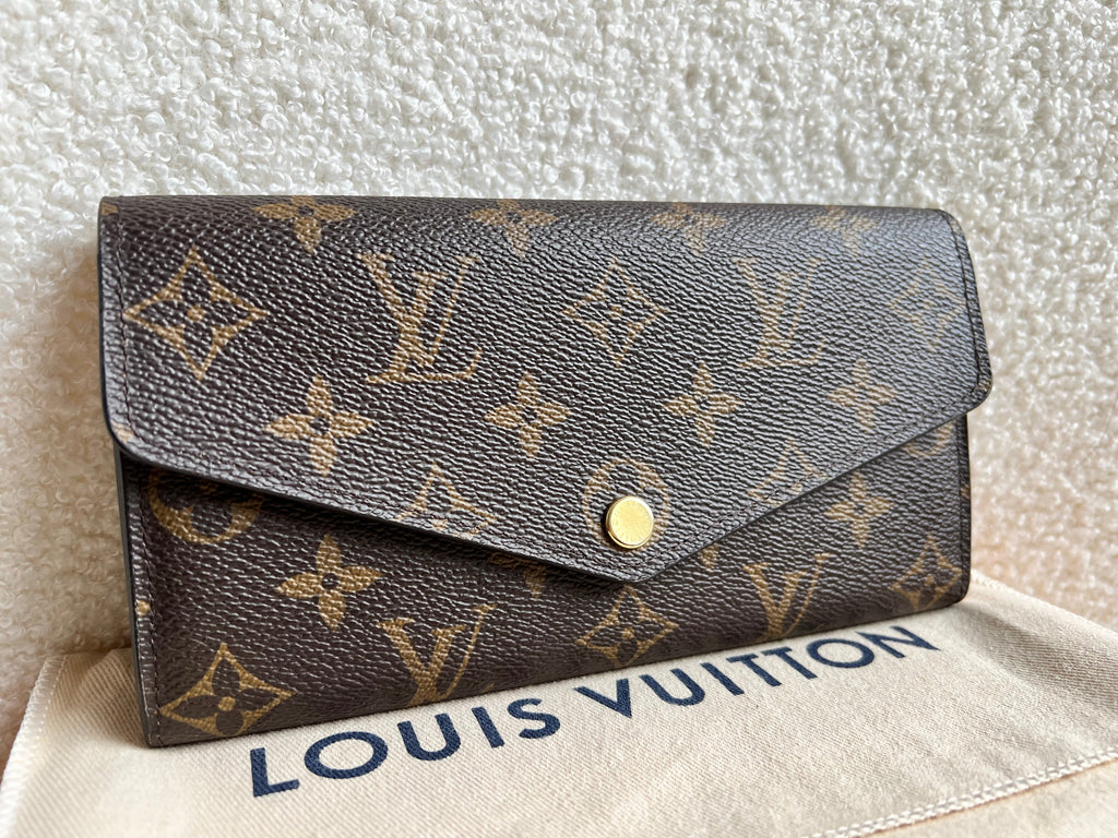 Louis Vuitton Sarah Wallet in Monogram and Brown  (RRP £485)