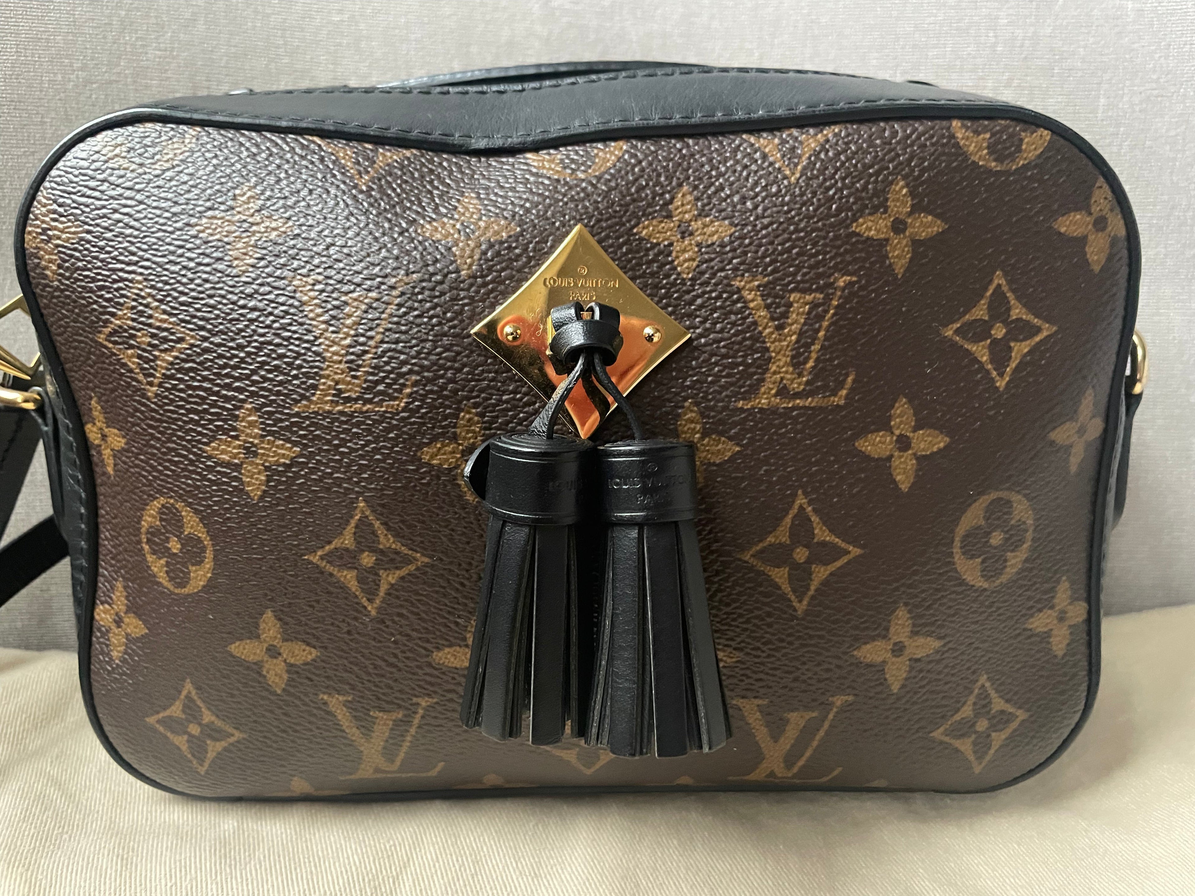 Louis Vuitton Saintonge Black and Monogram