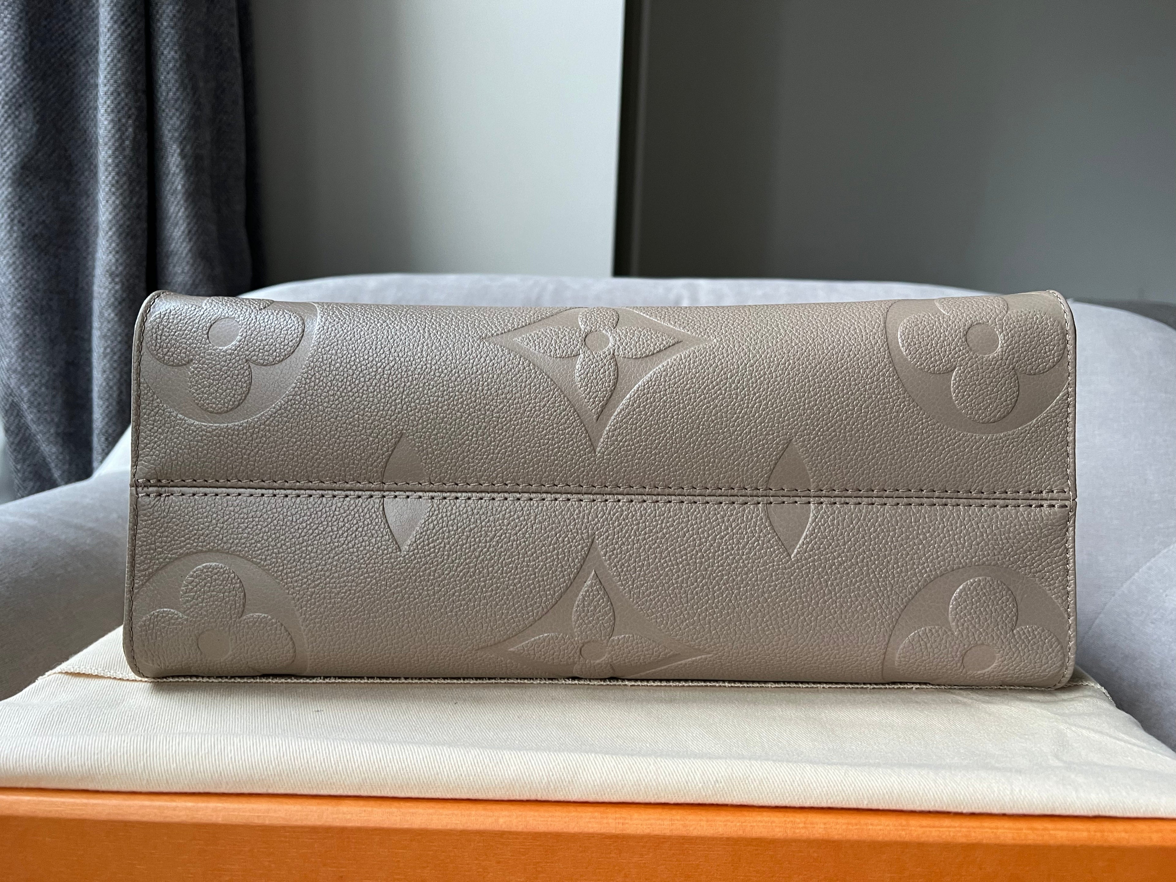Louis Vuitton On the Go MM Dune Empreinte (RRP £2,480)