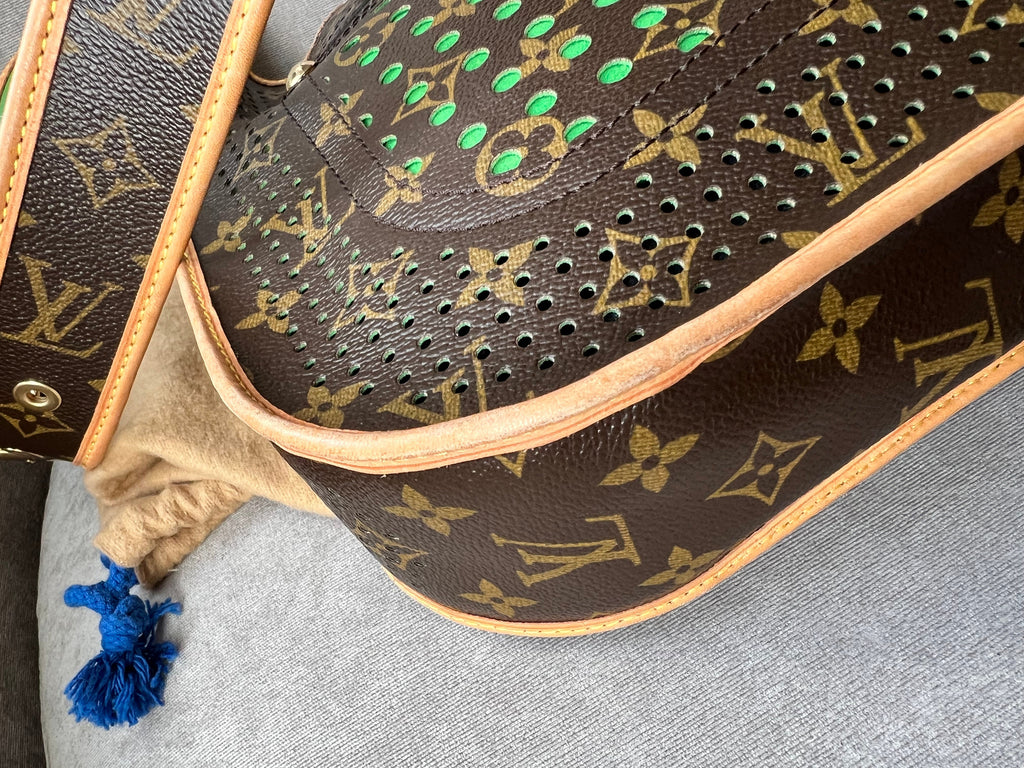 Louis Vuitton Perforated Monogram Green Musette Bag