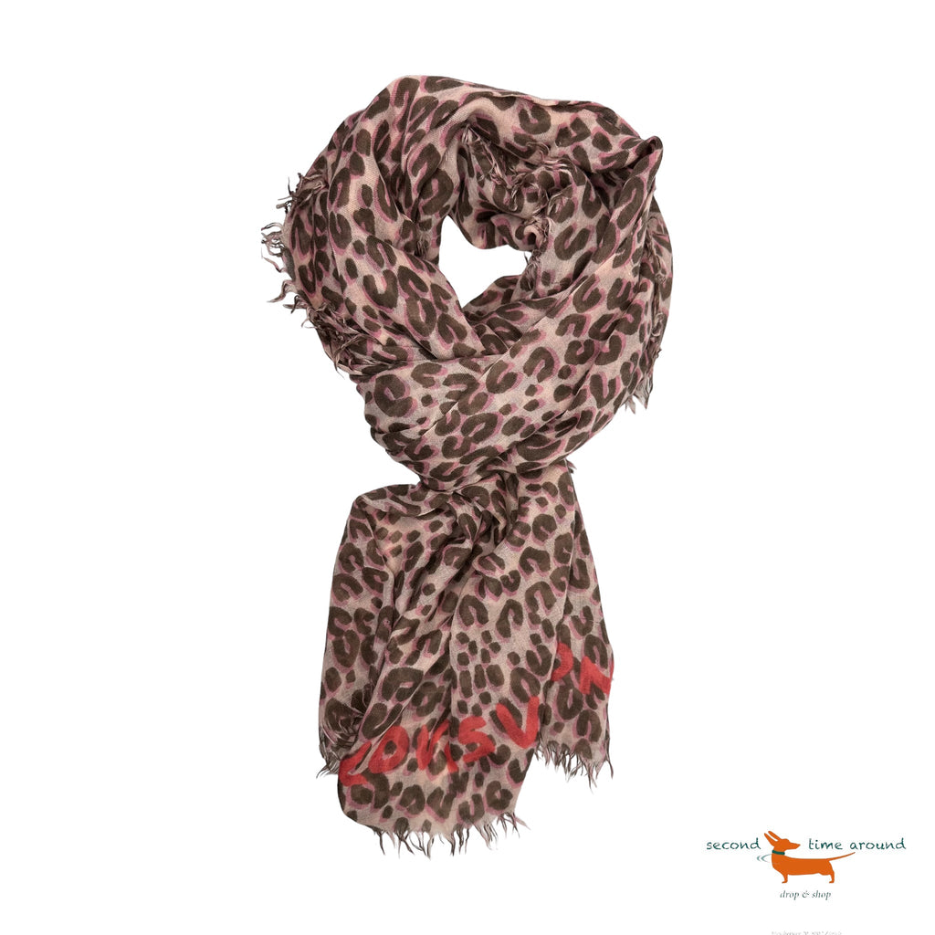 Louis Vuitton Stephan Sprouse Leopard  Scarf