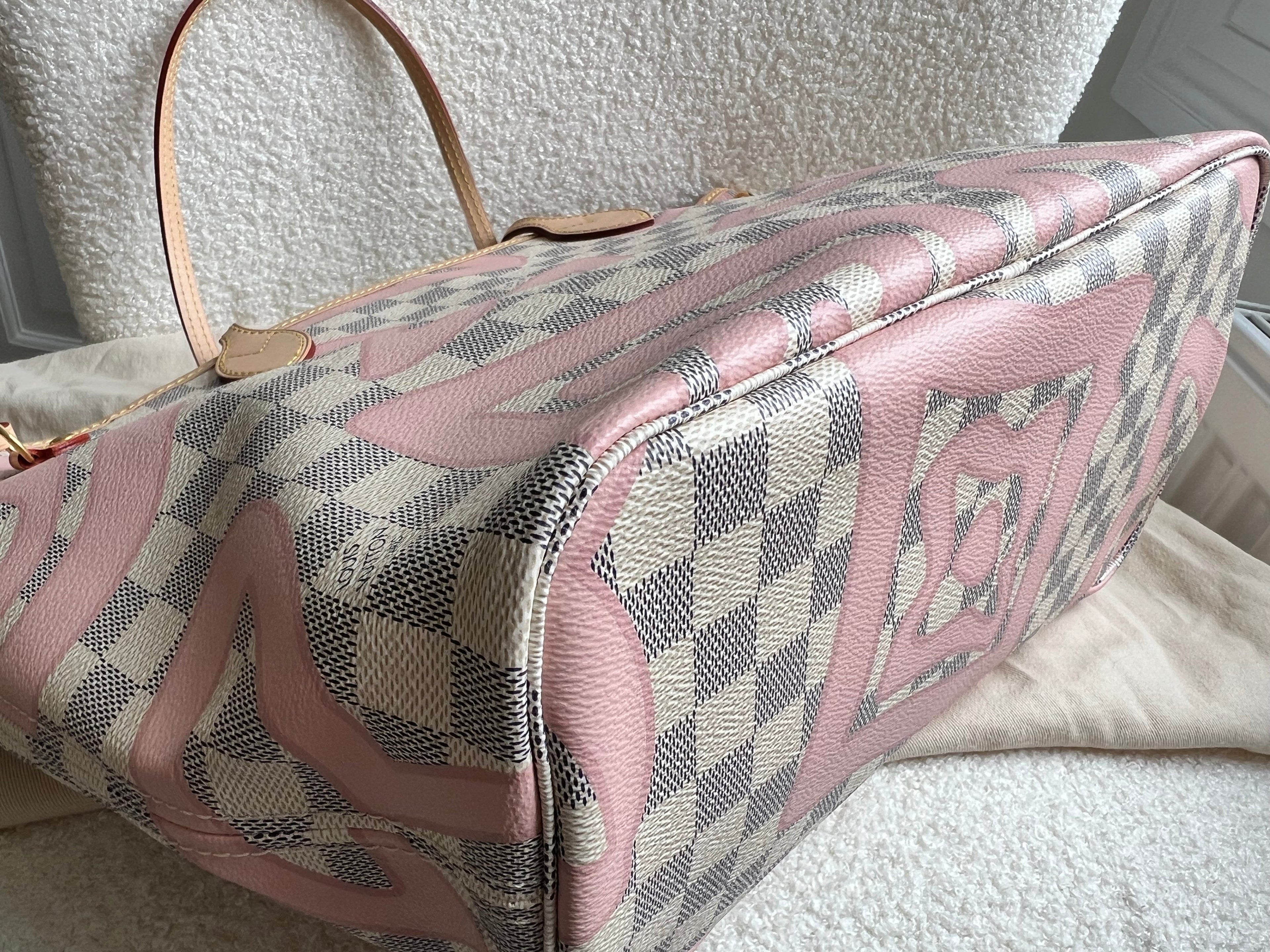 Louis Vuitton Neverfull MM Tahitienne Damier Azur Limited Edition