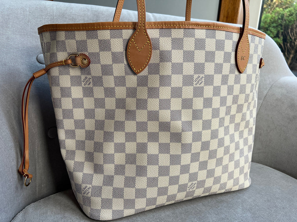 Louis Vuitton Neverfull MM Monogram Damier Azur (RRP £1,410)