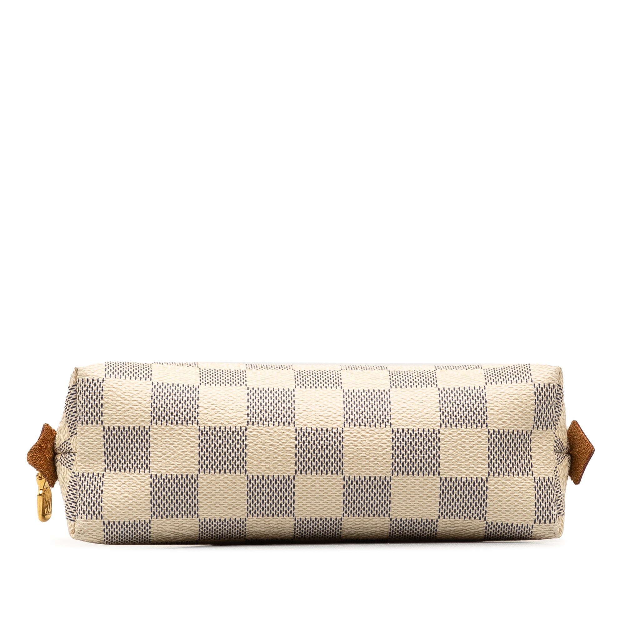 White Louis Vuitton Damier Azur Cosmetic Pouch