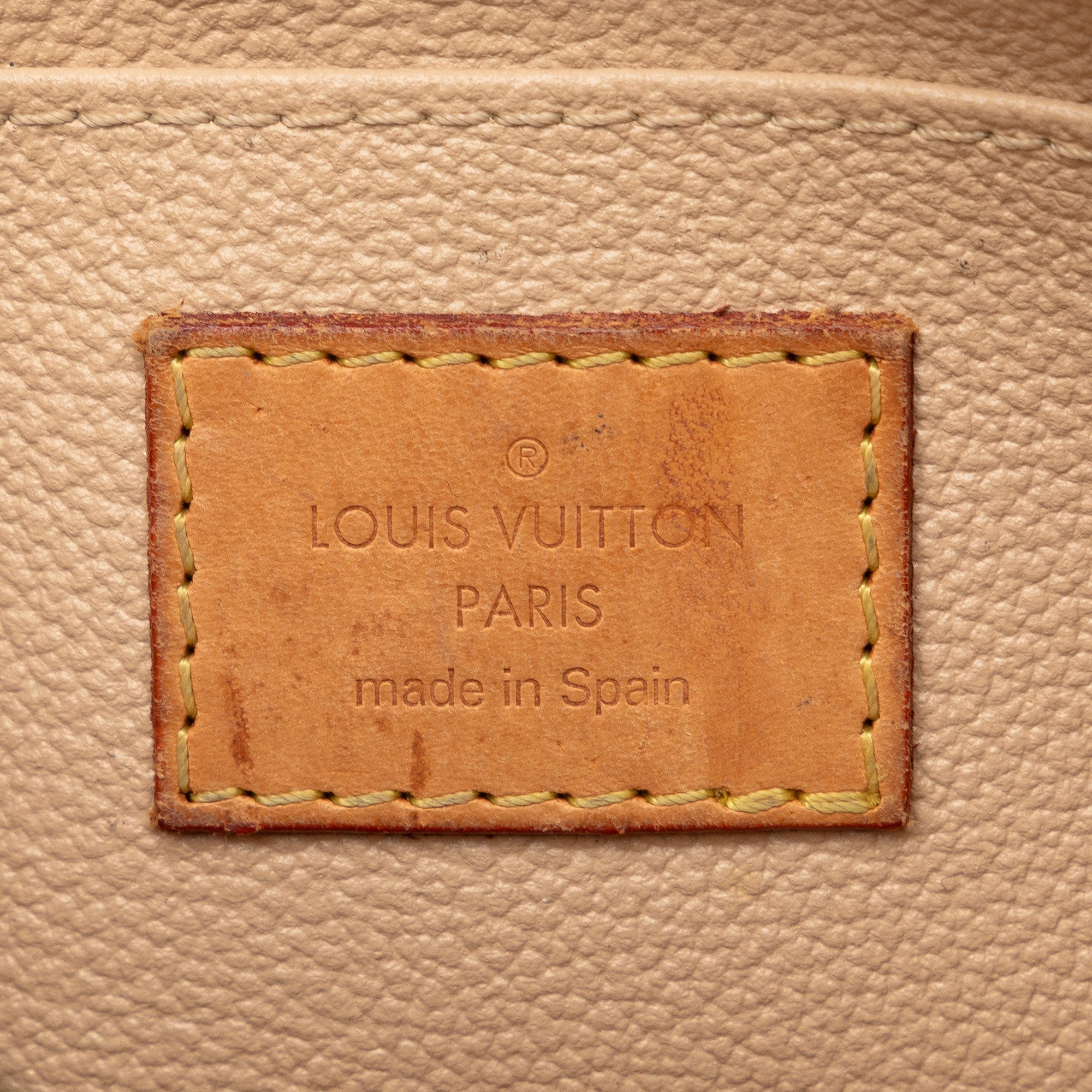White Louis Vuitton Damier Azur Cosmetic Pouch