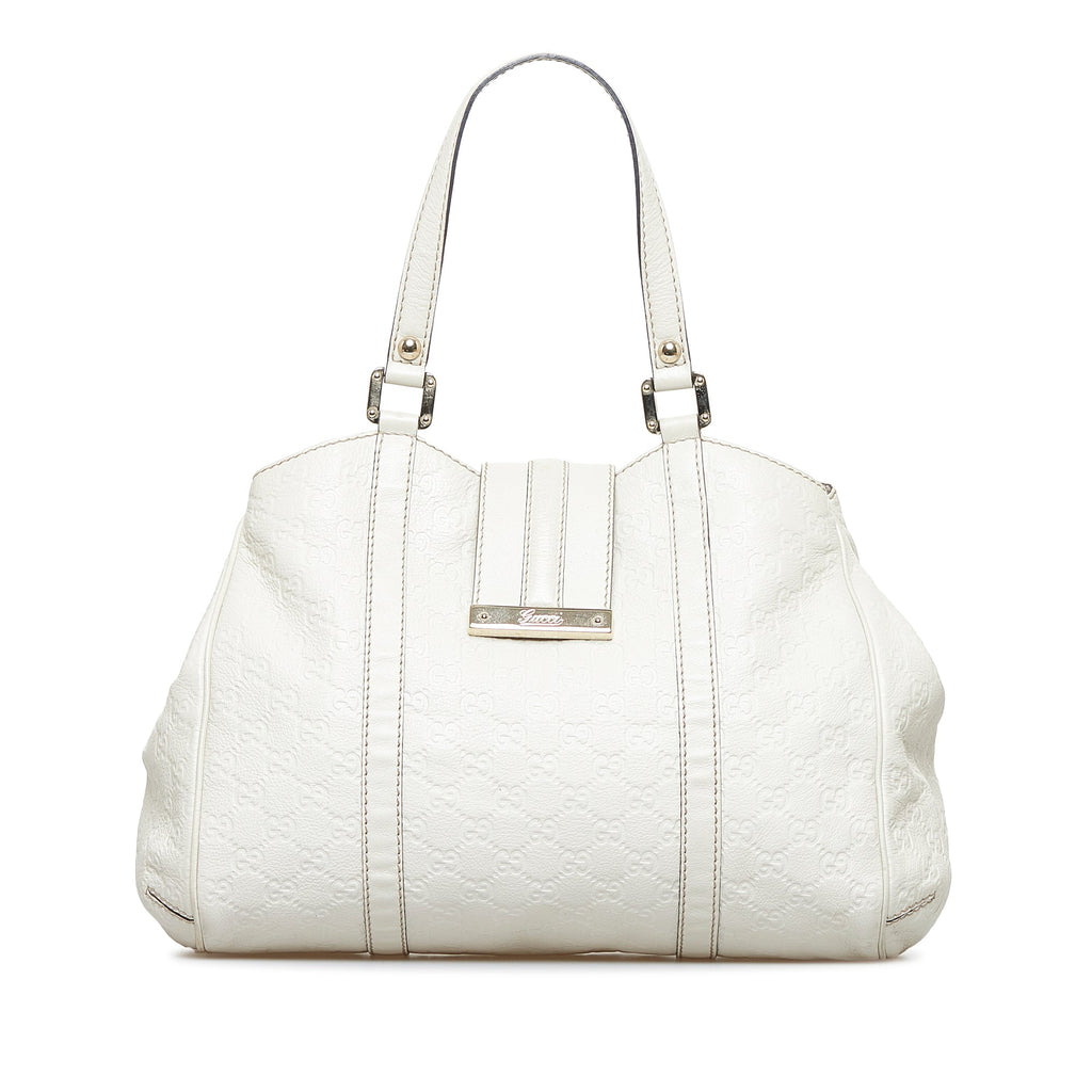 White Gucci Guccissima New Ladies Tote Bag