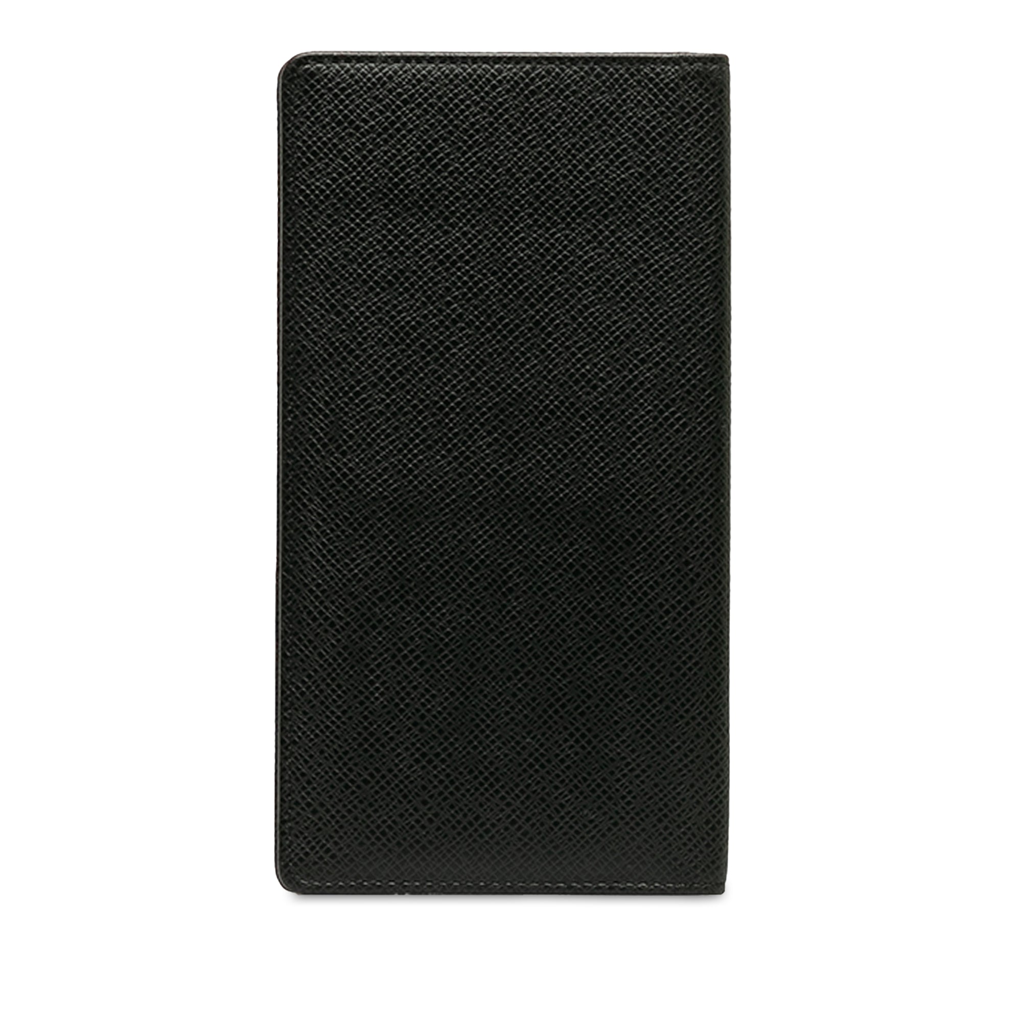 Black Louis Vuitton Taiga Brazza Wallet
