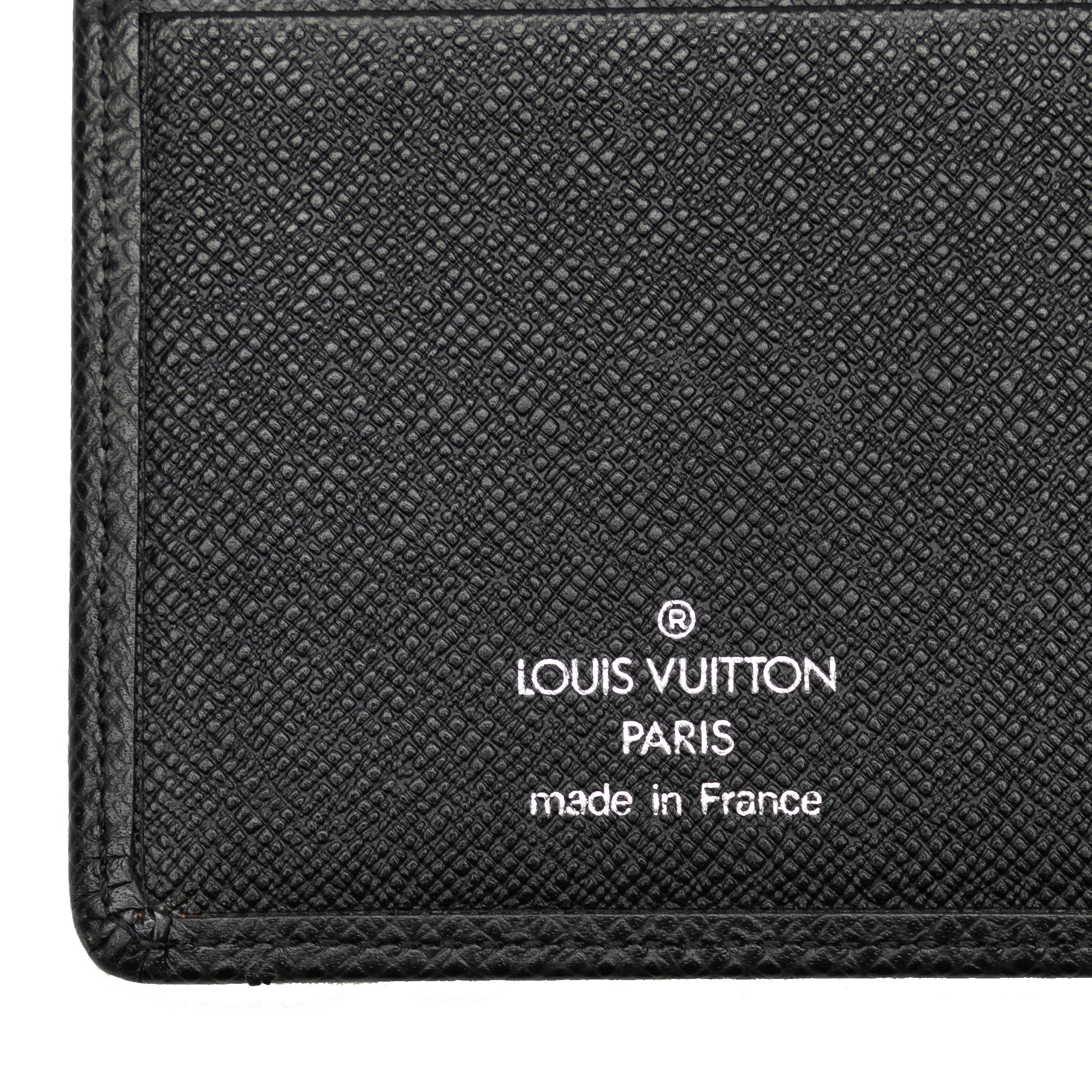 Black Louis Vuitton Taiga Brazza Wallet