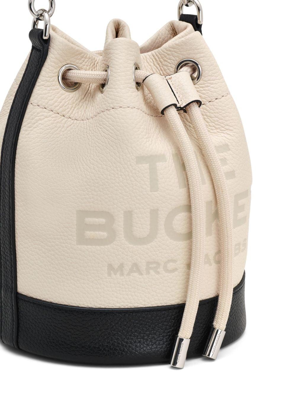 THE COLORBLOCK LEATHER BUCKET BAG