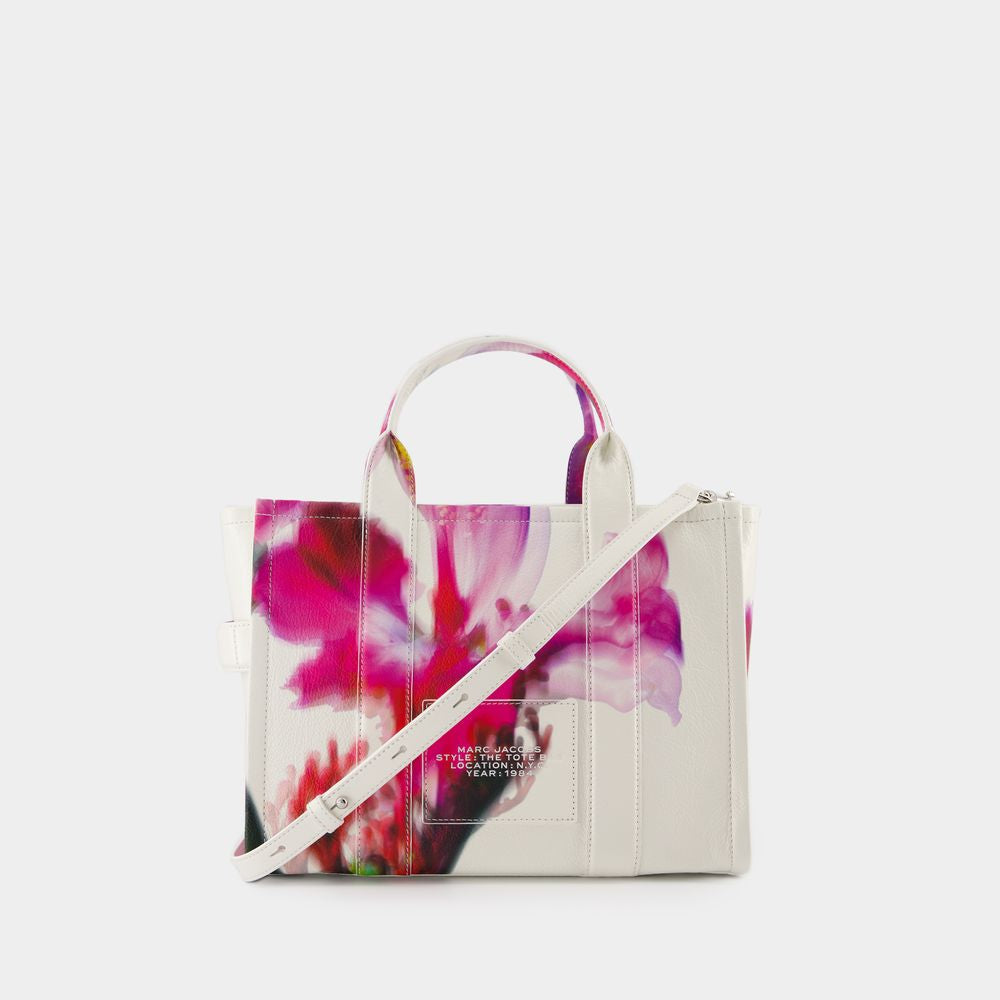 The Future Floral Leather Medium Tote Bag