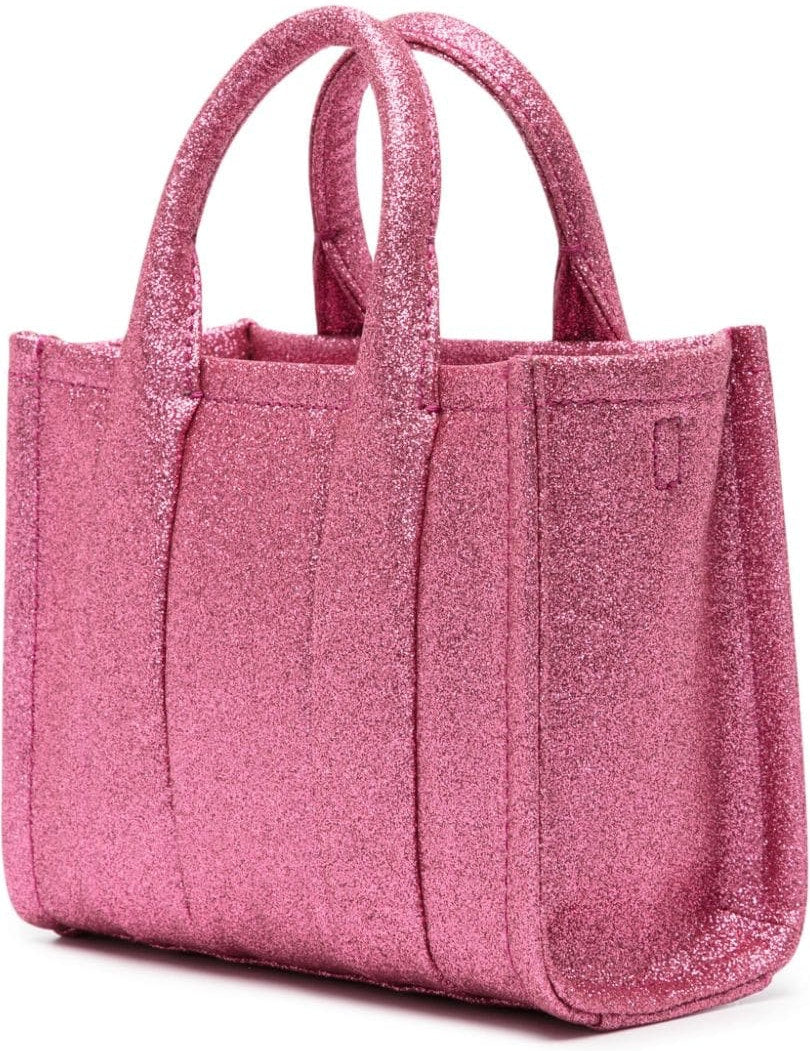 MARC JACOBS GALACTIC GLITTER MINI BAG - FUCHSIA