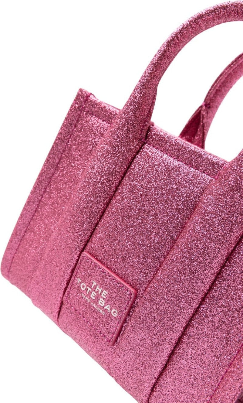 MARC JACOBS GALACTIC GLITTER MINI BAG - FUCHSIA