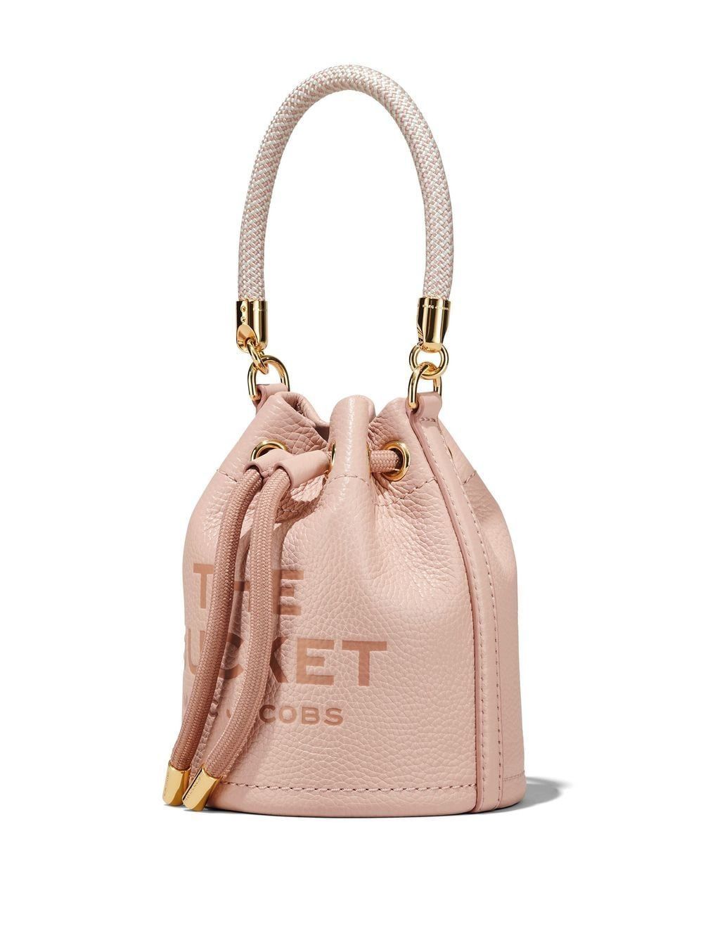 THE LEATHER MICRO BUCKET BAG