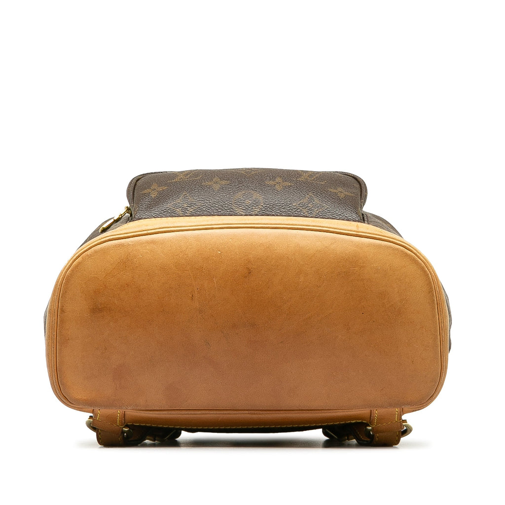Brown Louis Vuitton Monogram Montsouris MM Backpack