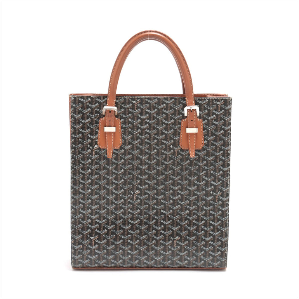 Goyard Goyardine Comores Tote Black x Brown