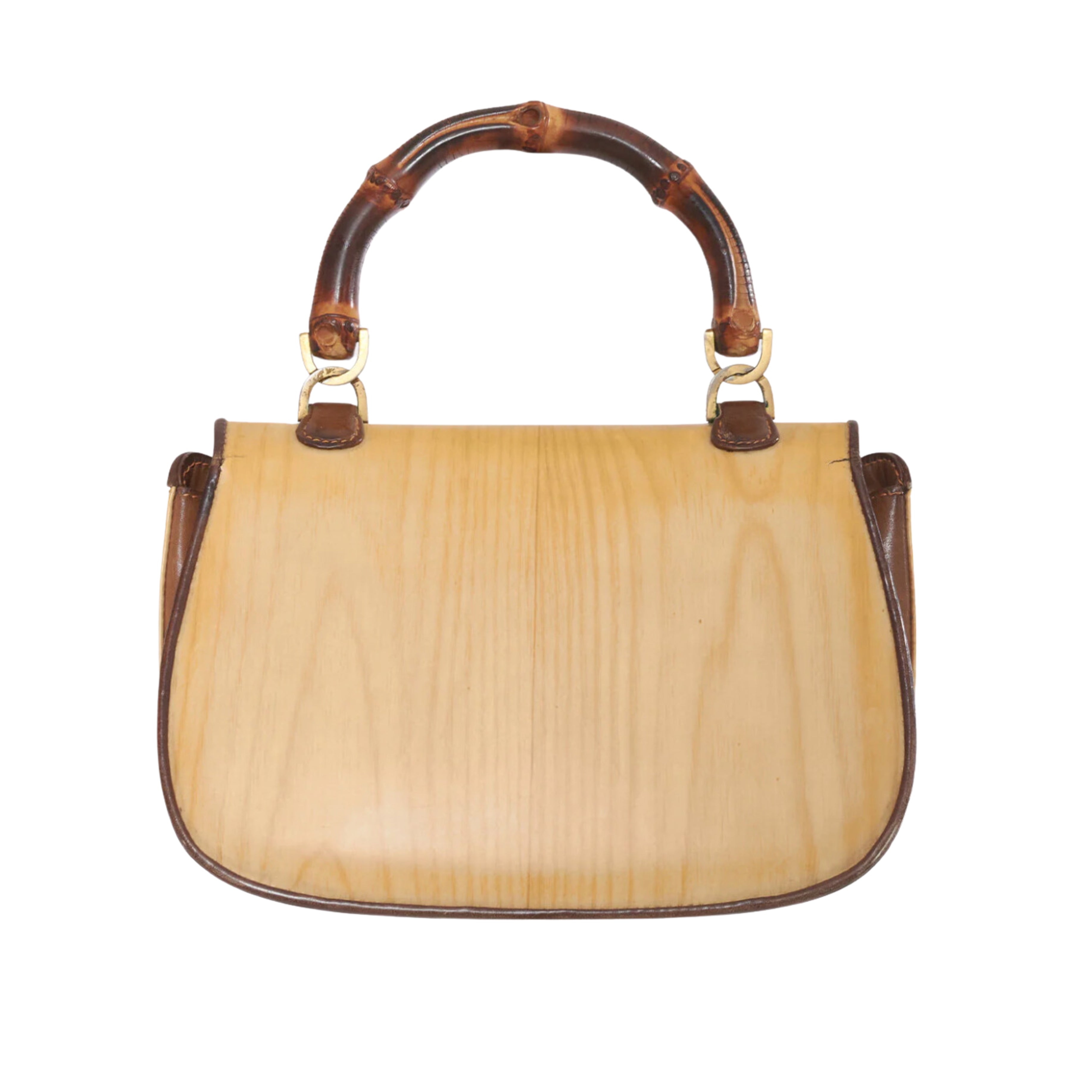 Gucci handbag with bamboo handle - '90s
