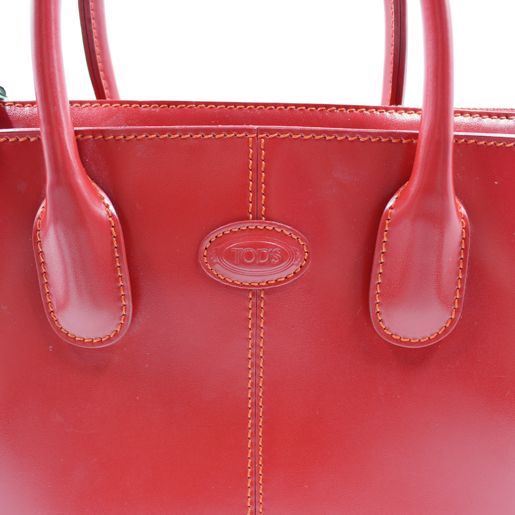 Tods Logo Leather Princess Di-Bag