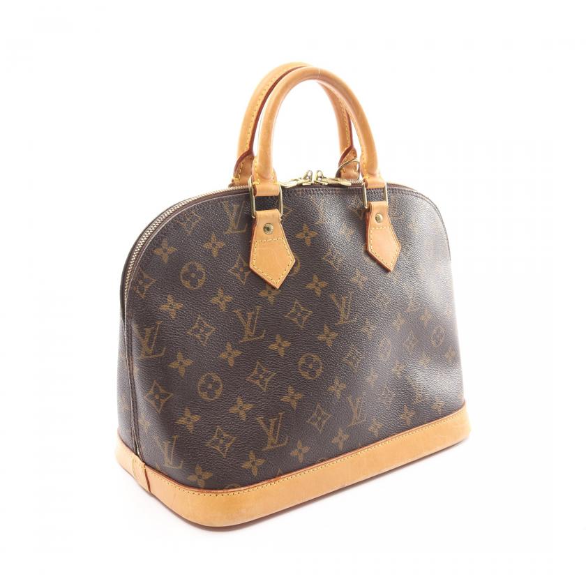 Louis Vuitton Vintage Monogram Alma PM Handbag,Brown