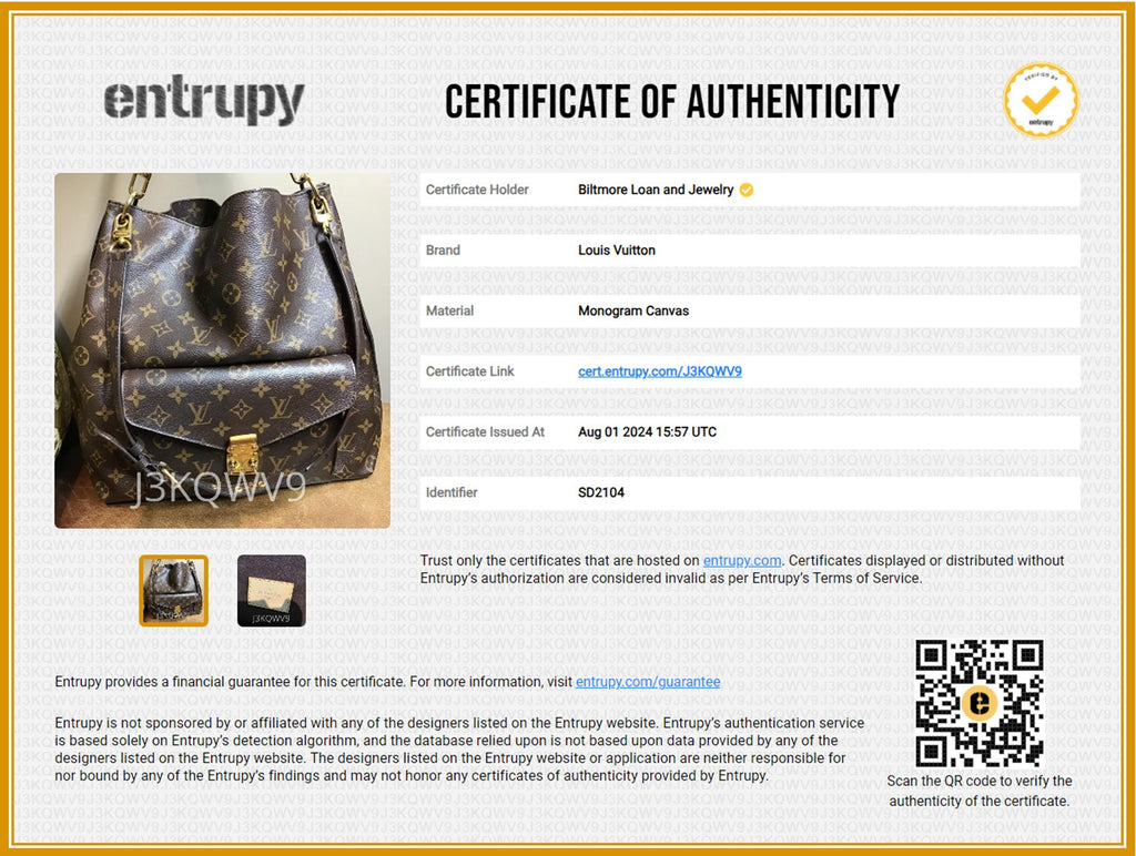 Louis Vuitton 2014 Monogram Canvas Metis Hobo Bag
