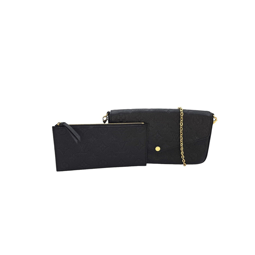Louis Vuitton Monogram Empreinte Felicie Pochette with Zip Insert