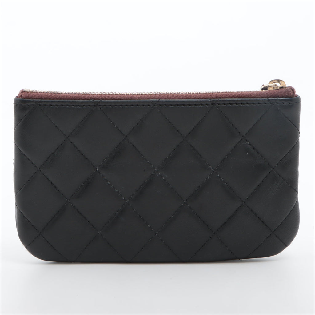 Chanel Matelasse Ram Leather Coin Case