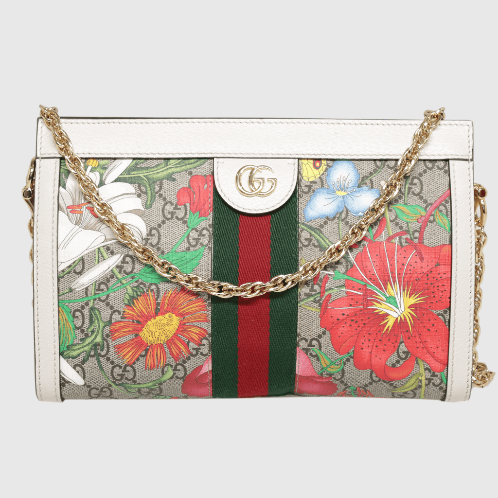 Ophidia GG Flora Small Shoulder Bag
