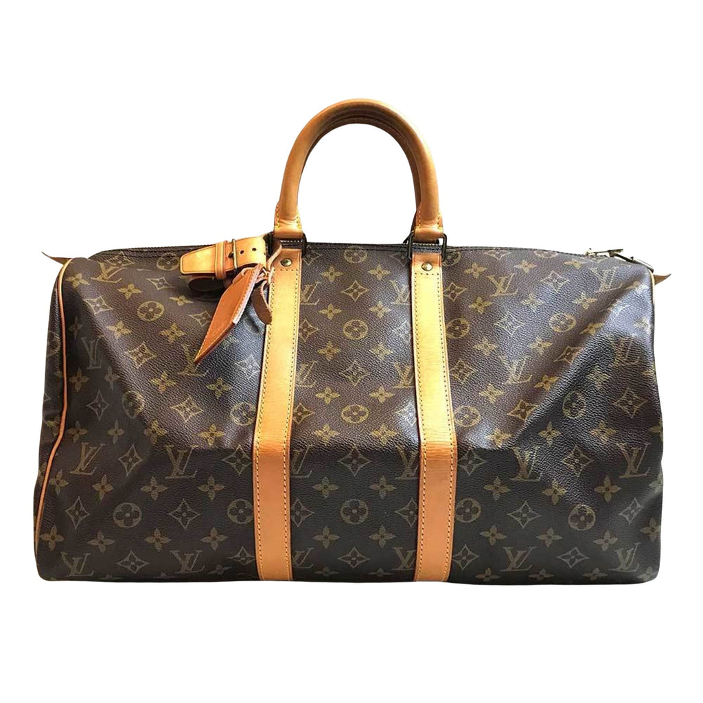 Louis Vuitton Keepall 45  Canvas Travel Bag ()