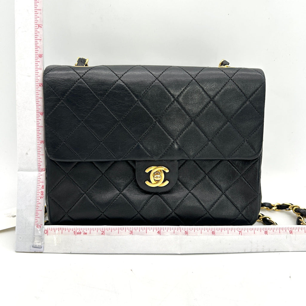 Pre-owned Chanel Classic Mini Square Flap Bag - Black Shoulder Bags, Handbags ch63346cc