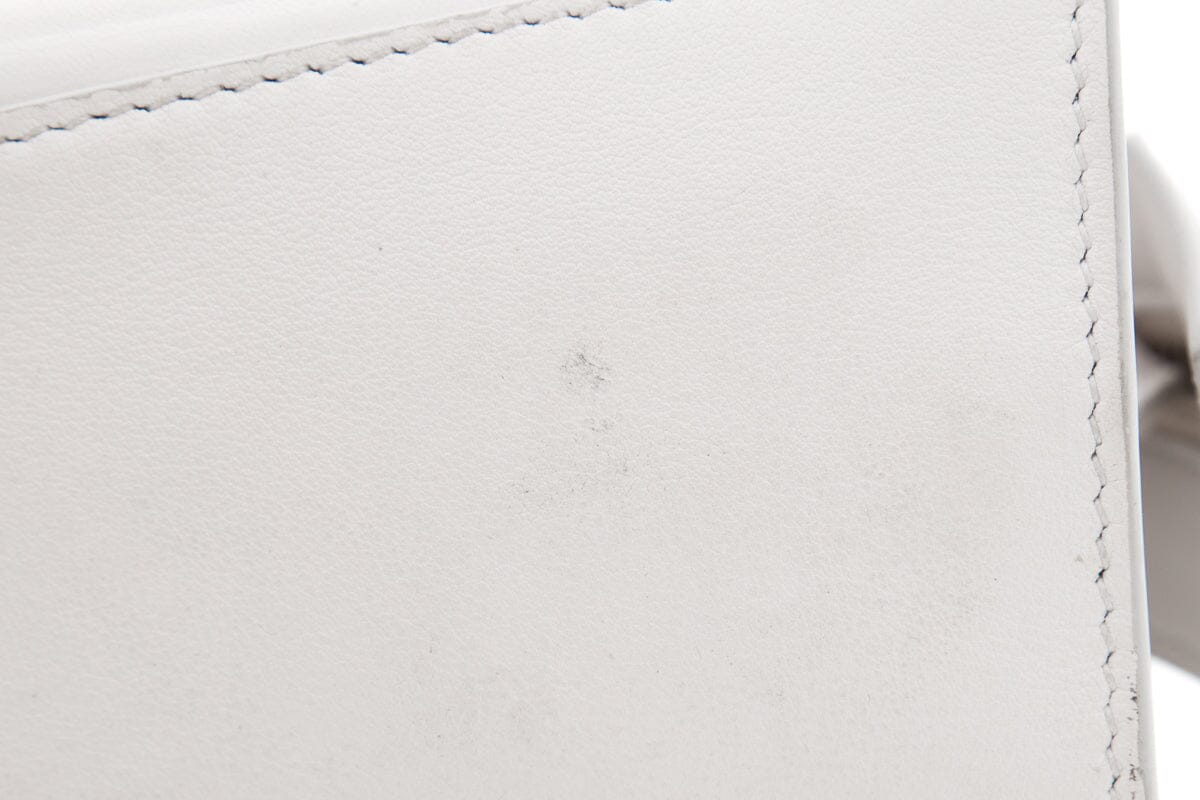Balenciaga White Leather Neo Classic City Handbag