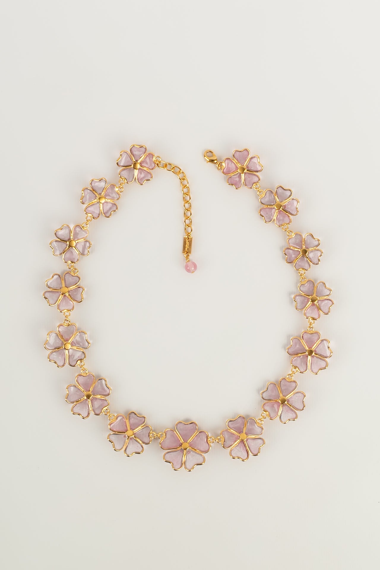 Collier rose Augustine