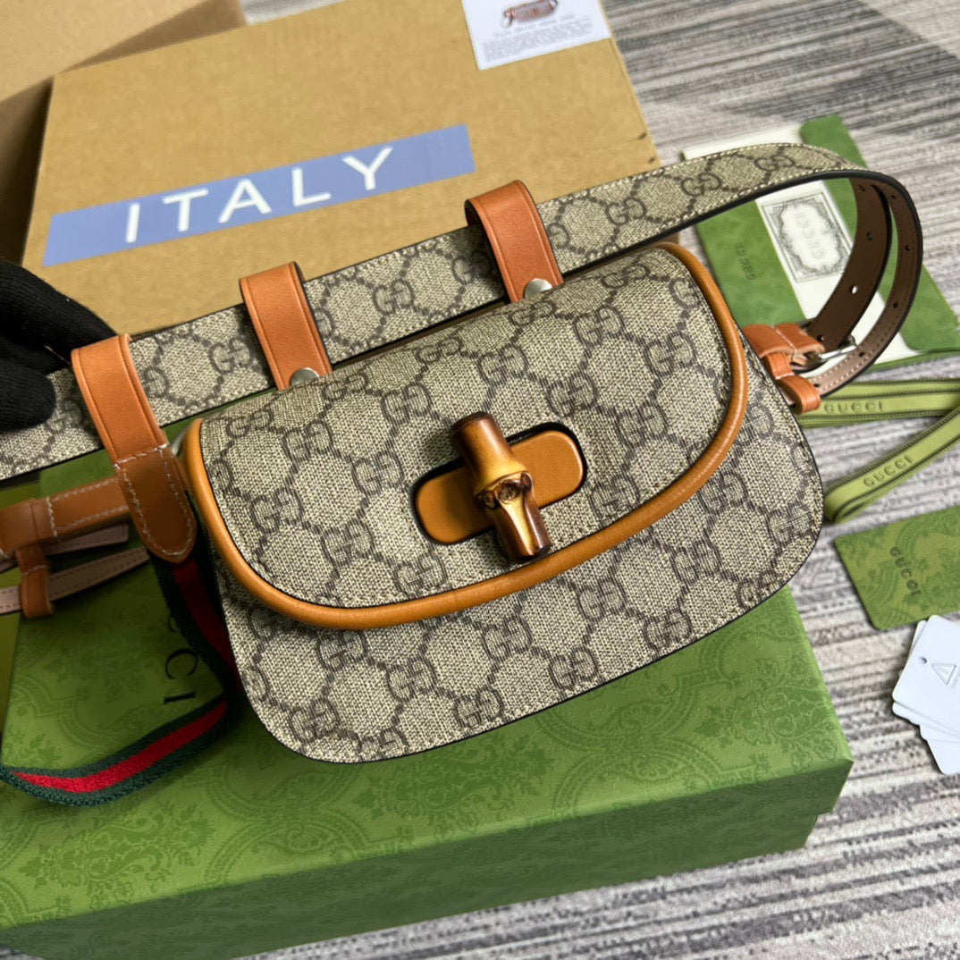 gg Bamboo 1947 Jumbo gg Small Top Handle Bag Brown For Women, Women’s Bags 8.3in/21cm gg