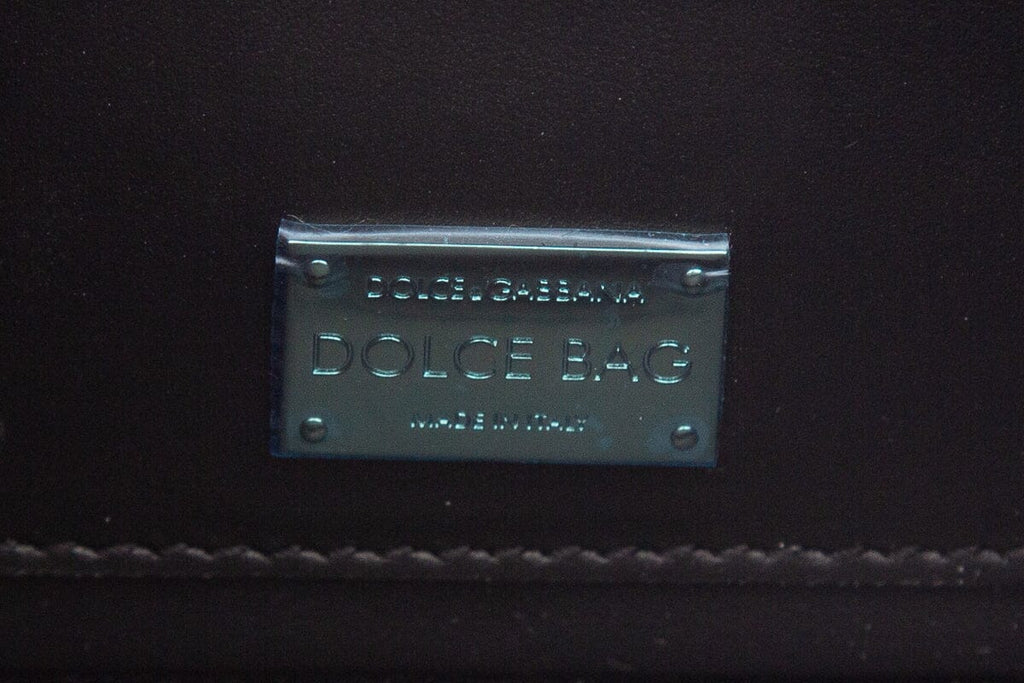 Dolce & Gabbana Black & Gold Dolce Box Handbag