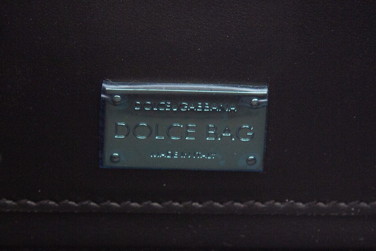 Dolce & Gabbana Black & Gold Dolce Box Handbag