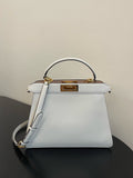 FI GlamI ISeeU Petite White Small Bag For Woman 20cm/8in