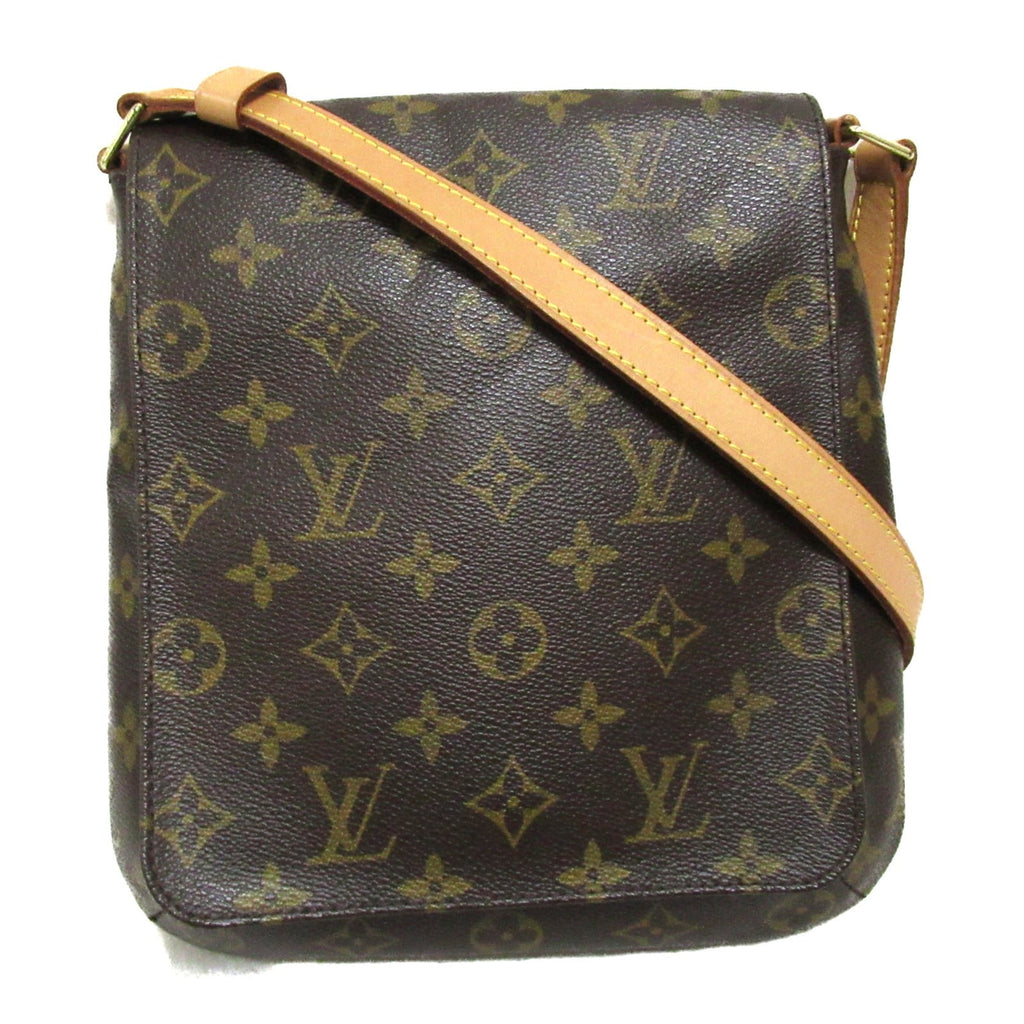 Louis Vuitton Musette Salsa Long Shoulder Bag Shoulder Bag PVC Coated Canvas Monogram  Brown M51387