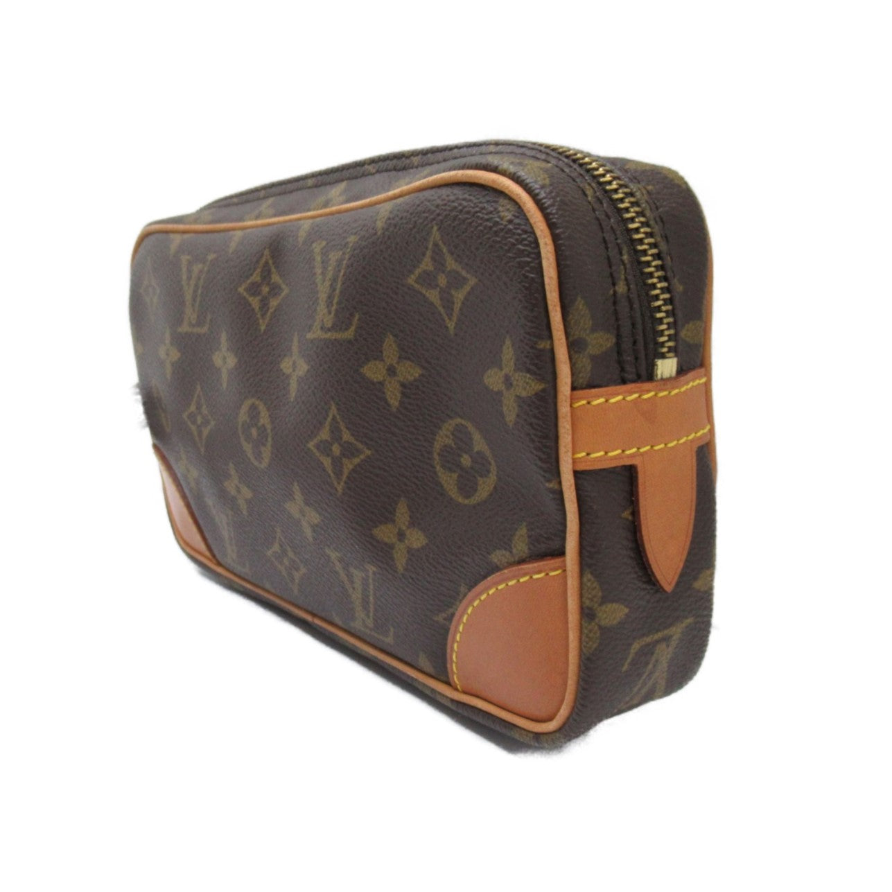 Louis Vuitton Louis Vuitton Marly Dragon PM Clutch Clutch Bag PVC Coated Canvas Monogram   Brown M51827