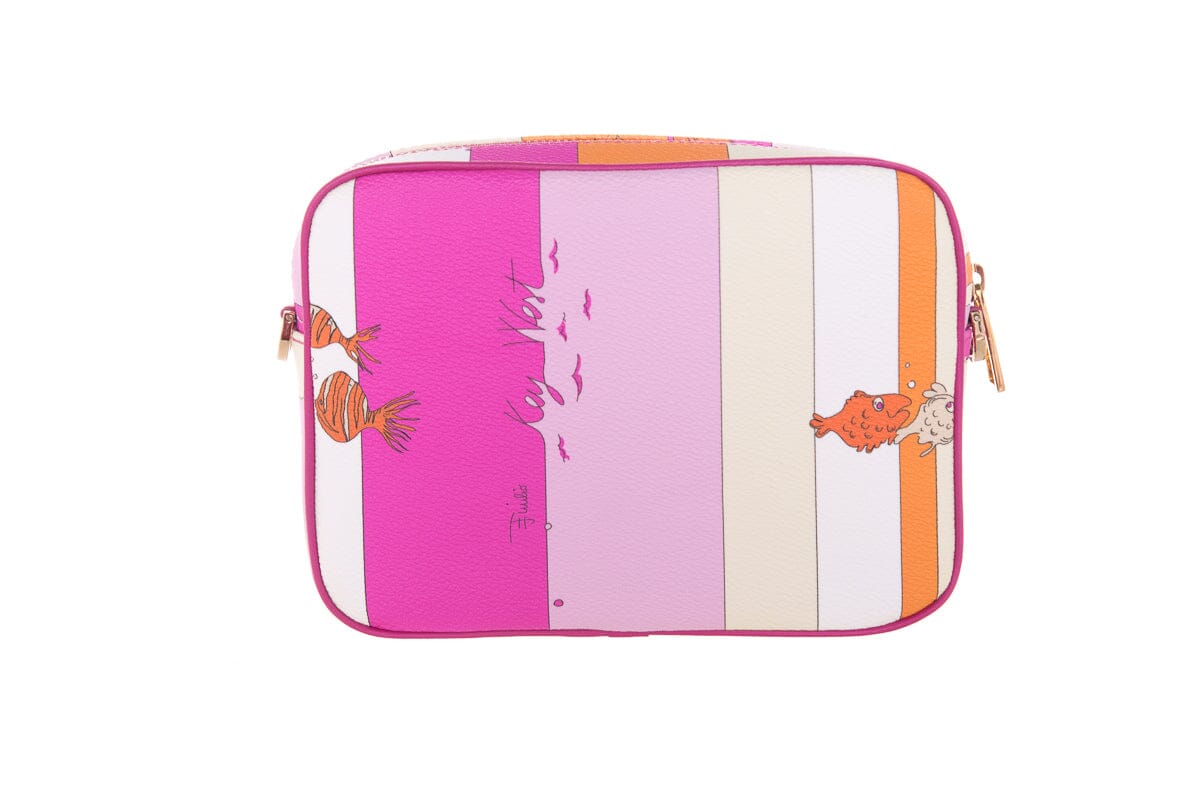 Pucci Pink & Orange Tigerfish Cross-Body