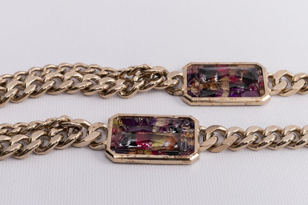 Collier gourmette Chanel DÃƒÆ’Ã‚Â©filÃƒÆ’Ã‚Â©