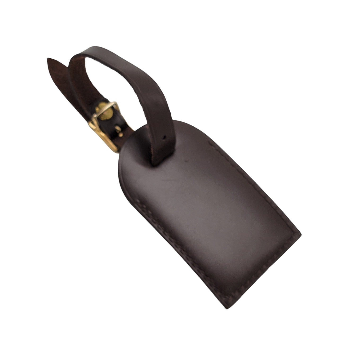 Louis Vuitton Damier Ebene Leather Luggage Tag