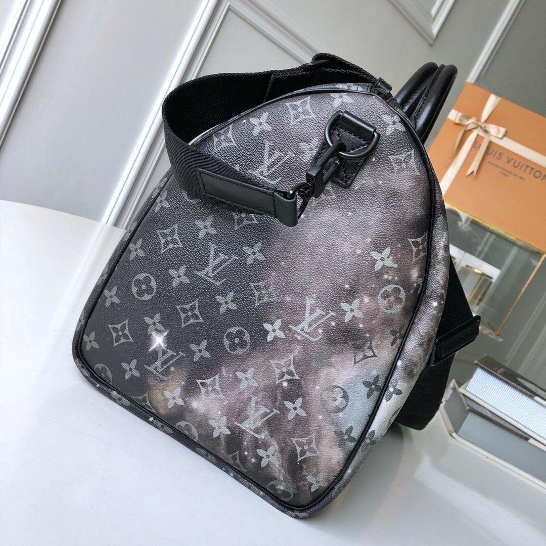 Louis Vuitton Monogram Galaxy KEEPALL BANDOULIÃƒÆ’Ã‹â€ RE 50