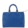 Louis Vuitton 1992 Blue Epi Speedy 25 Handbag M43015