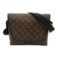 Louis Vuitton Louis Vuitton Magnetic Messenger Shoulder Bag PVC Coated Canvas Monogram Makassar Men Brown M45557