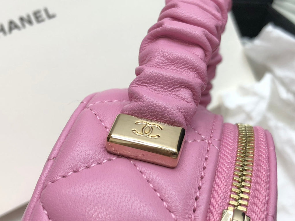 CHLVanity Case Shiny Gold PiNike Bag For Women 9.5cm/3.7in