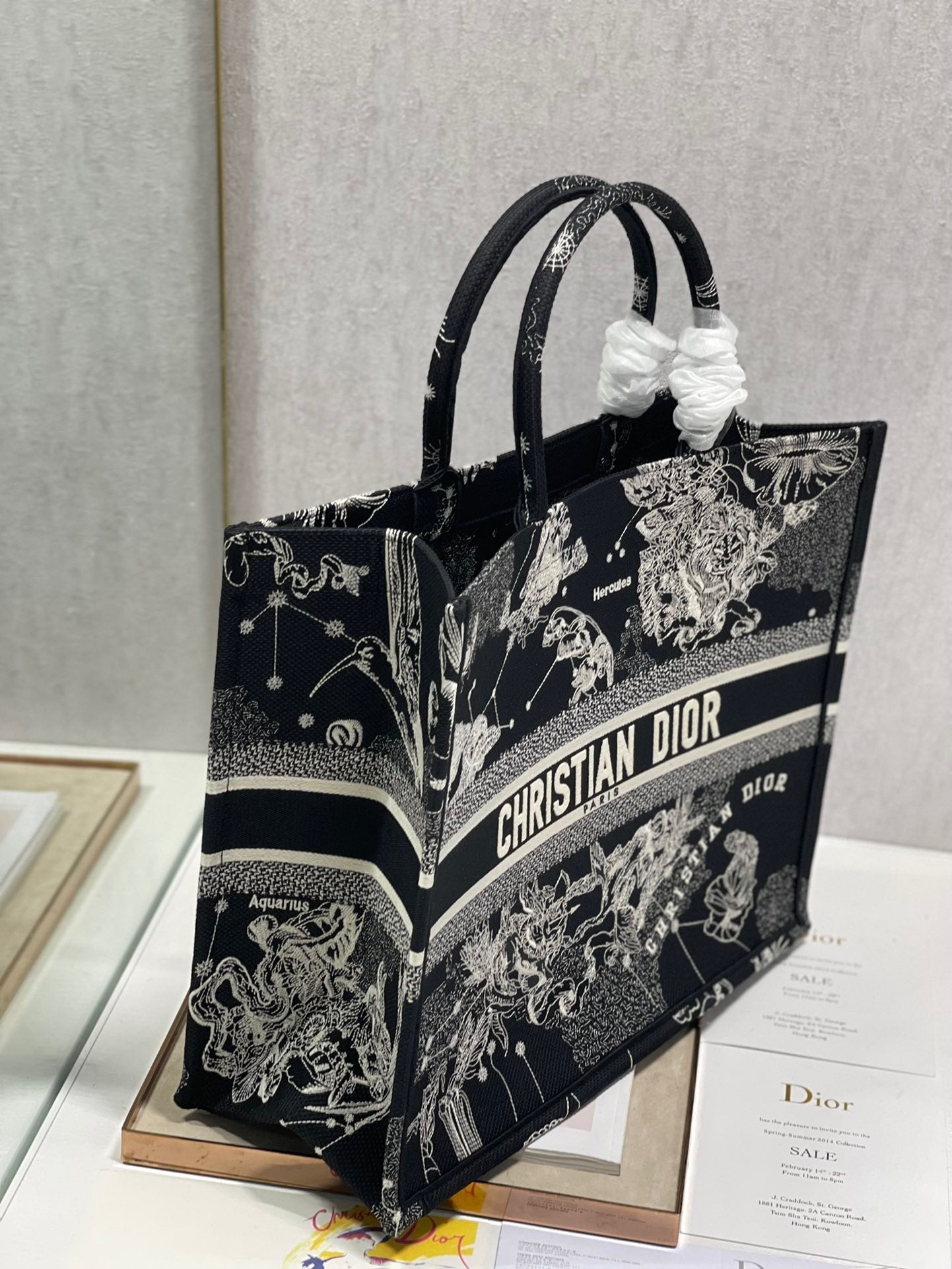 GLAMI Large Book Tote Black And White, For Women, WomenÃ¢â‚¬â„¢s Handbags 16.5in/42cm CD