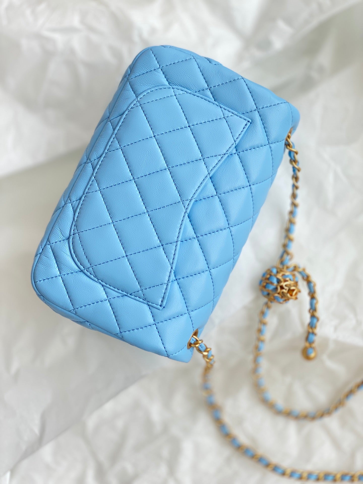 CHLMini Flap Bag Blue For Women, Women’s Bags 7.9in/20cm