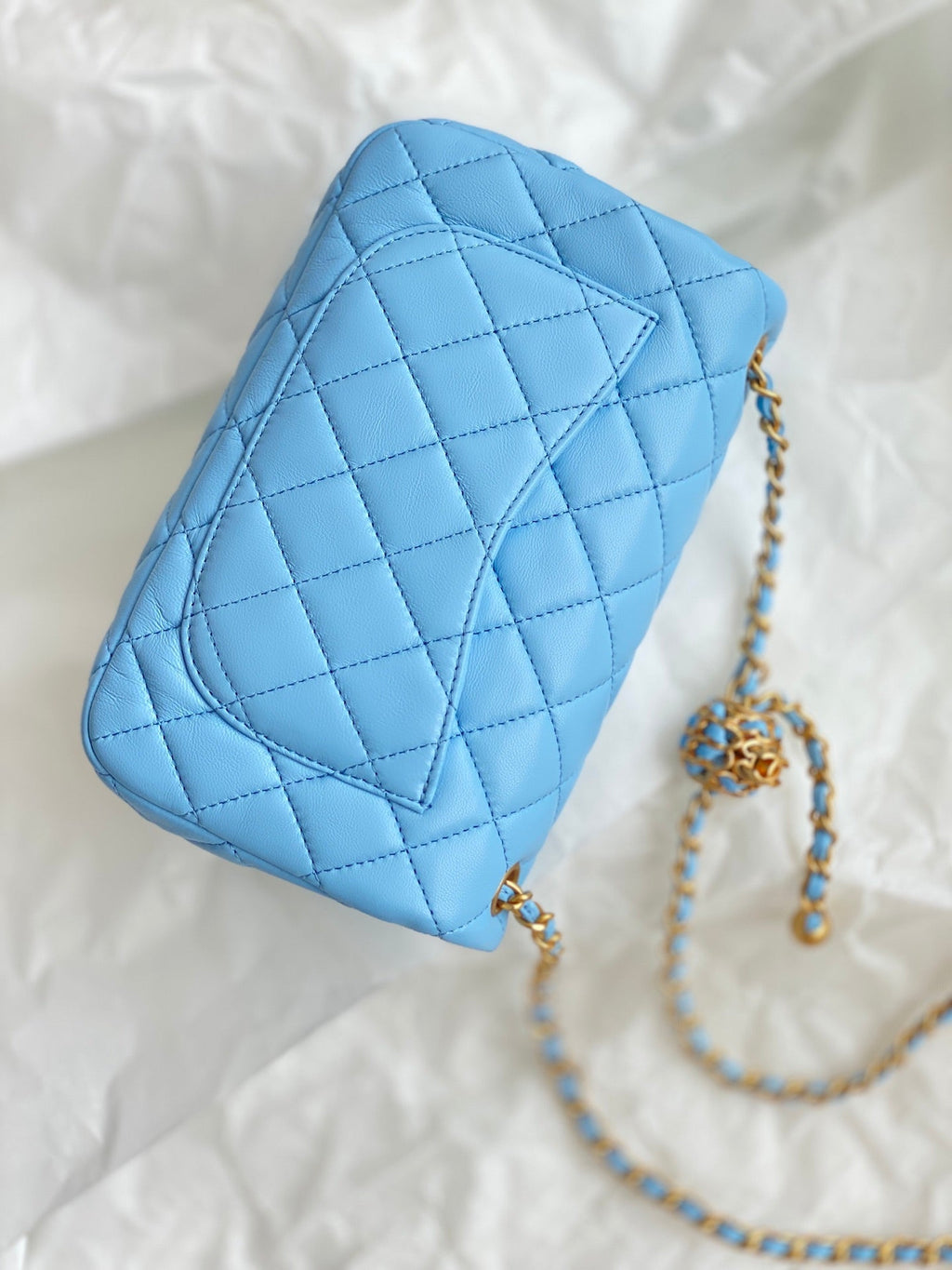 CHLMini GlamIap Bag Blue For Women Bags 7.9in/20cm