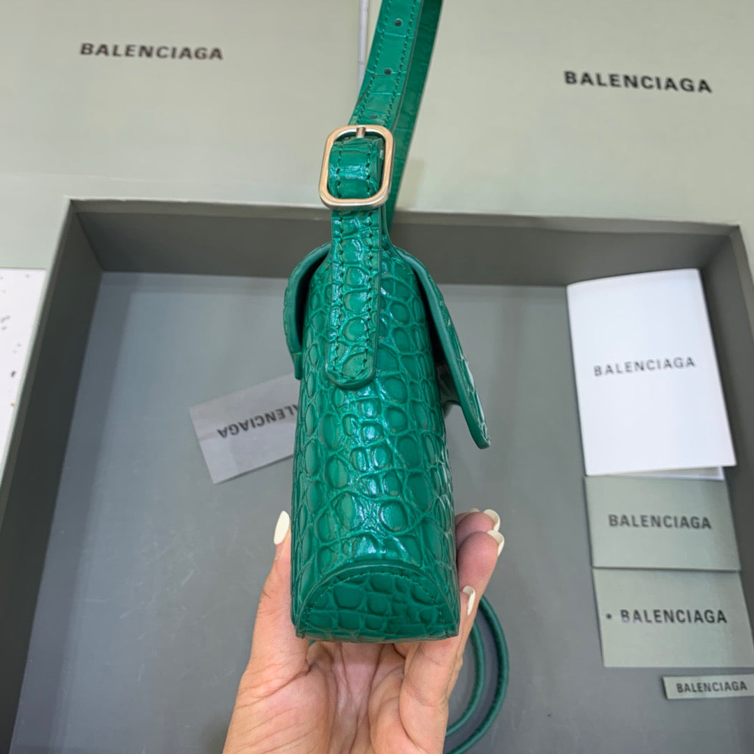 Balen XX Small GlamIap Bag Box Green, For Women,  Bags 10.6in/27cm 6956452108Y3613
