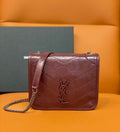 GLAMI Niki Wallets On Chain Burgundy For Women 7.5in/19cm