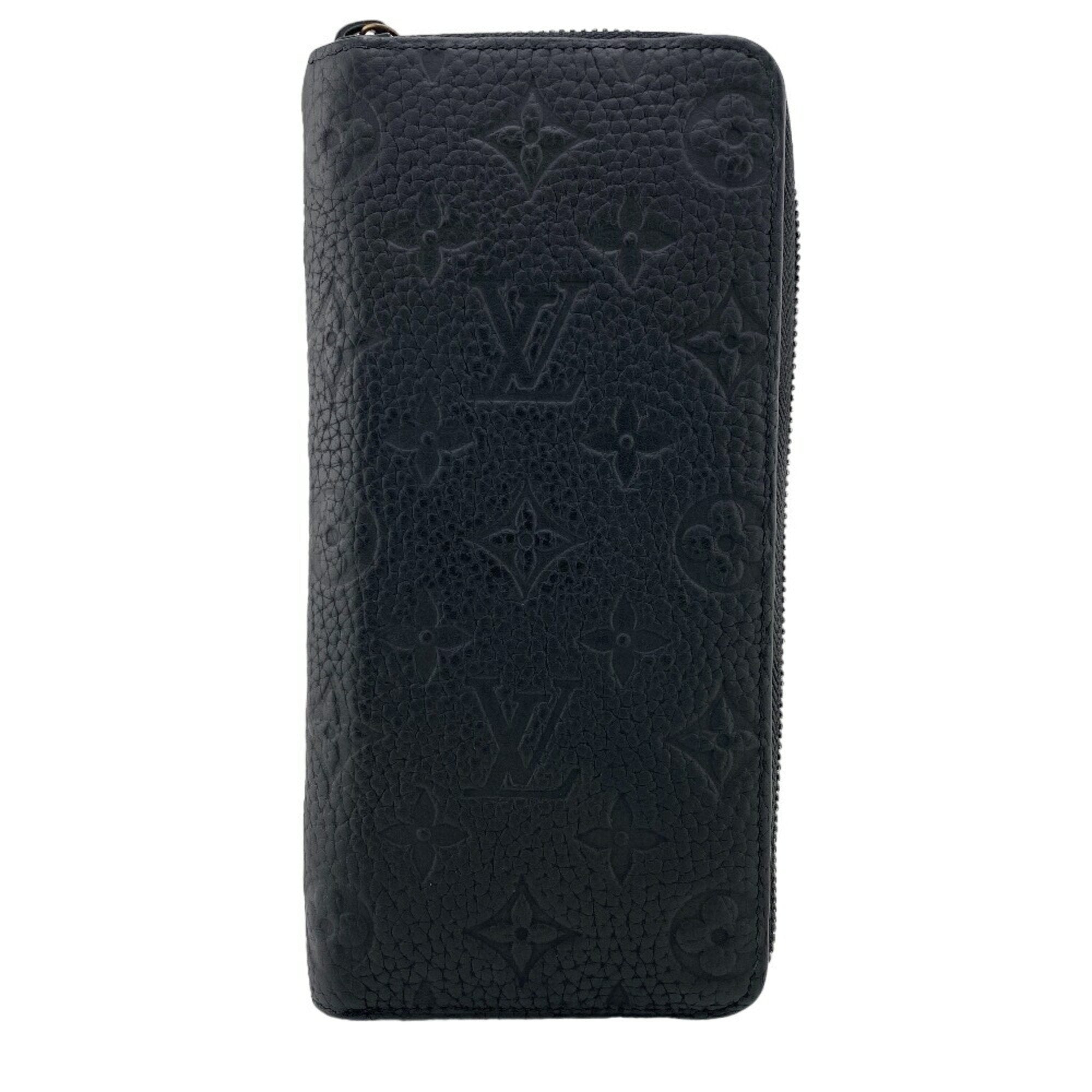 Louis Vuitton Zippy Wallet Vertical  Leather Wallet