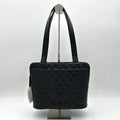 Pre-owned CHANEL Brown Lambskin Large Tote With Coco Mark Enamel WD332310